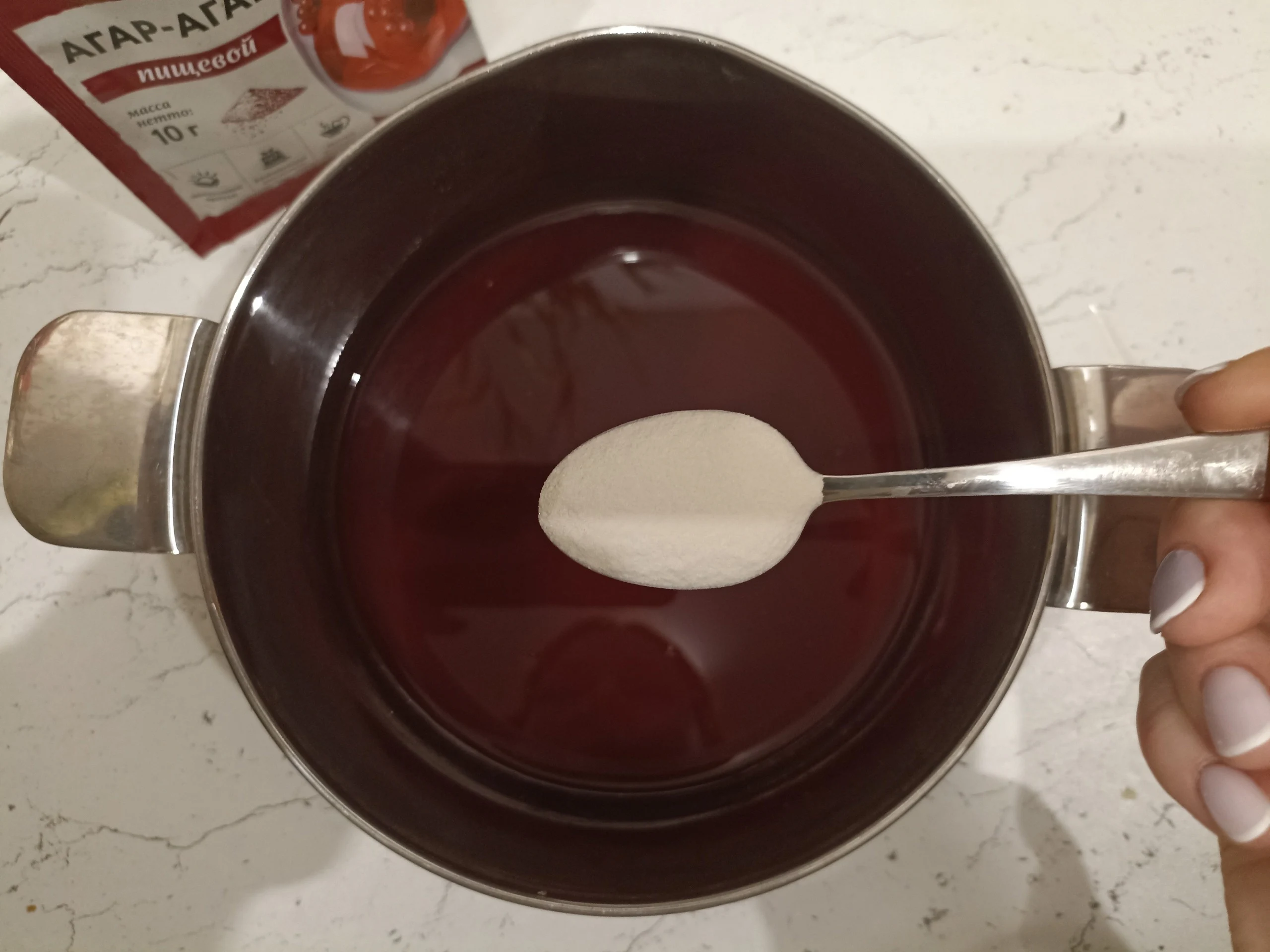 Шаг 5: Домашний мармелад из сока клюквы