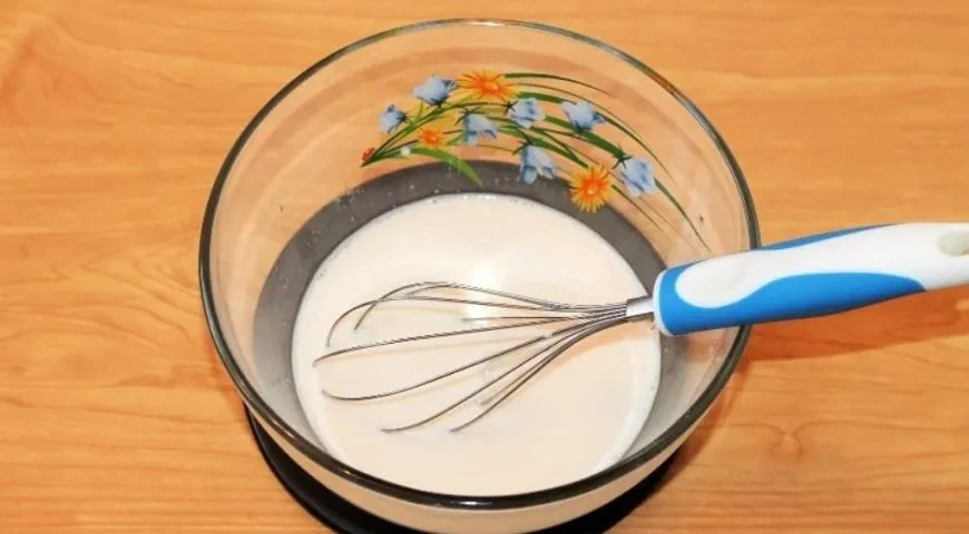 Фаршированные блины с икорным соусом: шаг 5