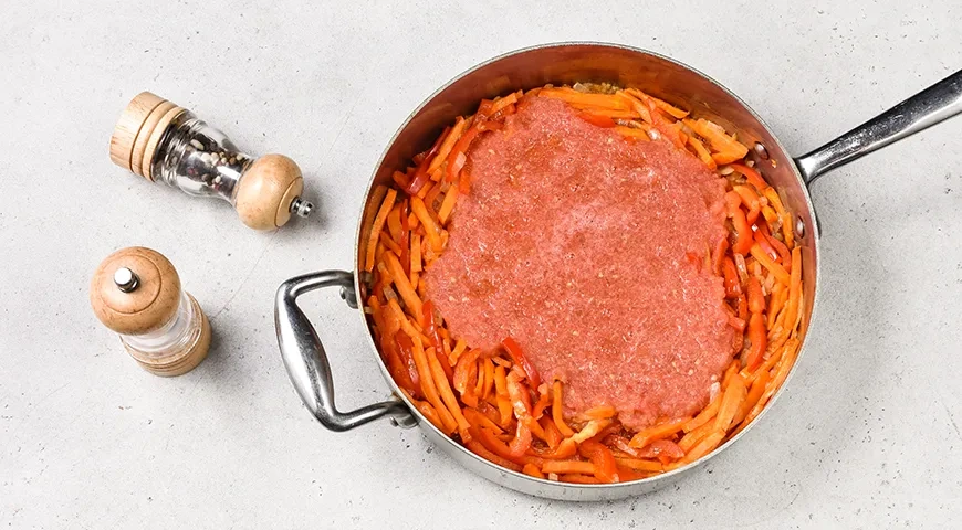 Фасоль с овощами в томатном соусе: шаг 5