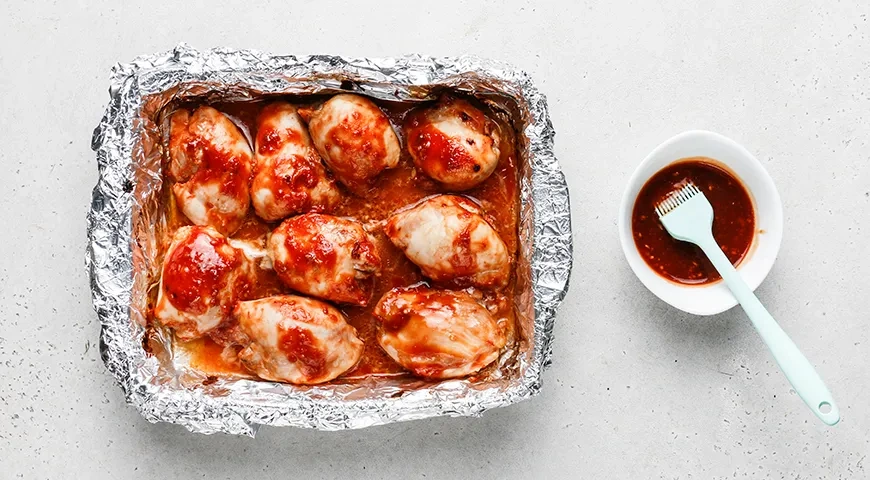 Филе бедра курицы в духовке: шаг 5