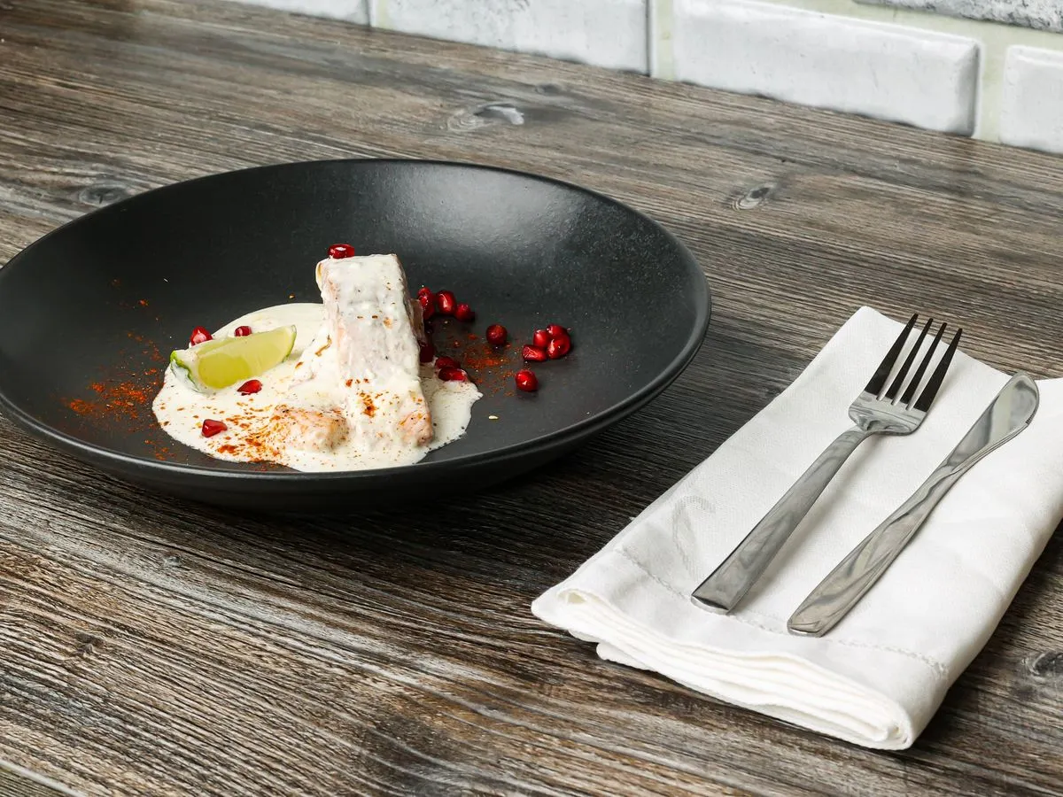 Шаг 5: Форель в сливках