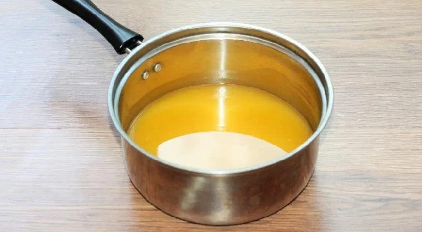 Фруктово - медовый мусс: шаг 5