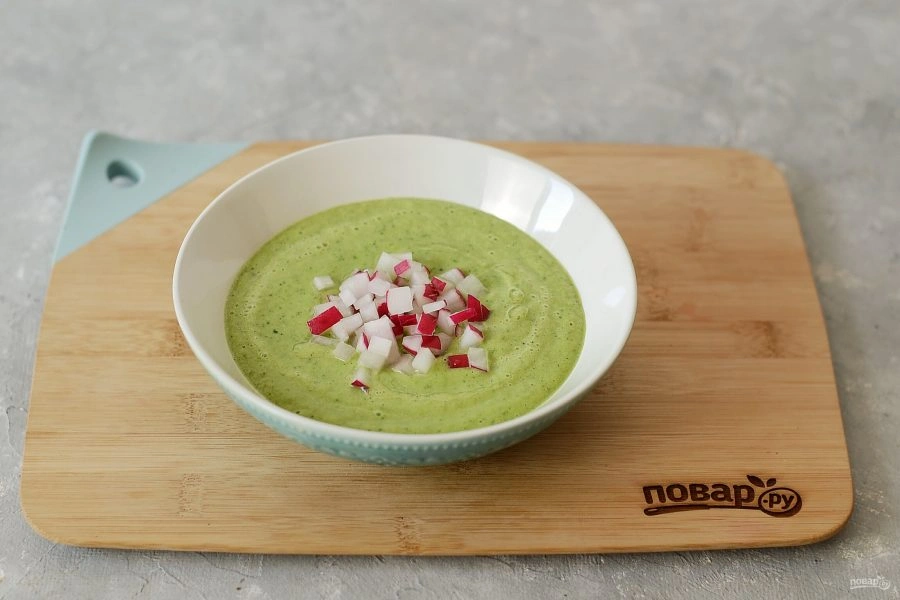 Шаг 5: Гаспачо из огурцов