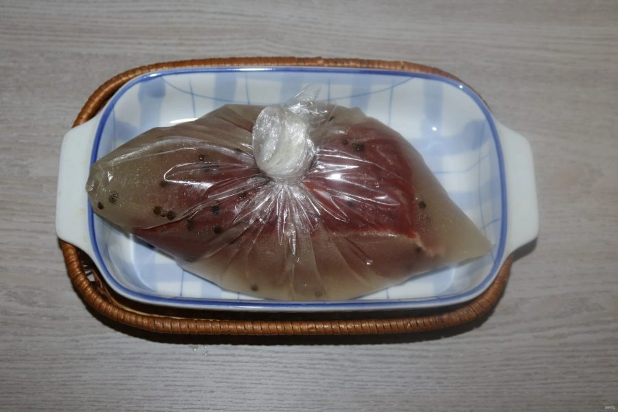 Шаг 5: Говядина мар и но в анная в водке