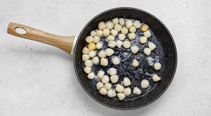 Гребешки в сливочном соусе: шаг 5