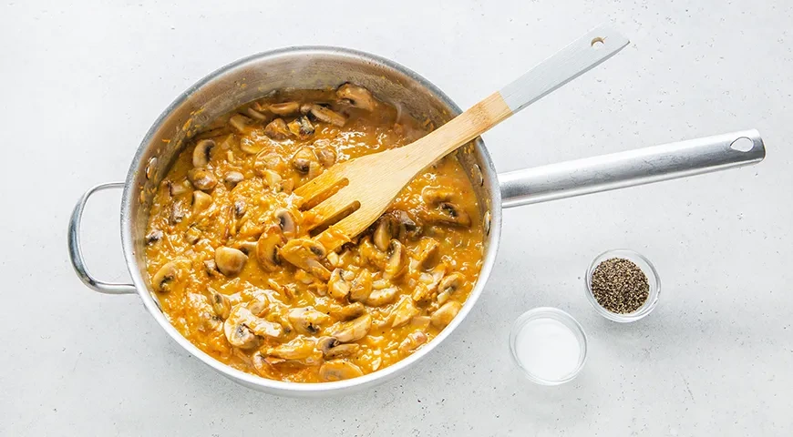 Грибная подлива из шампиньонов: шаг 5