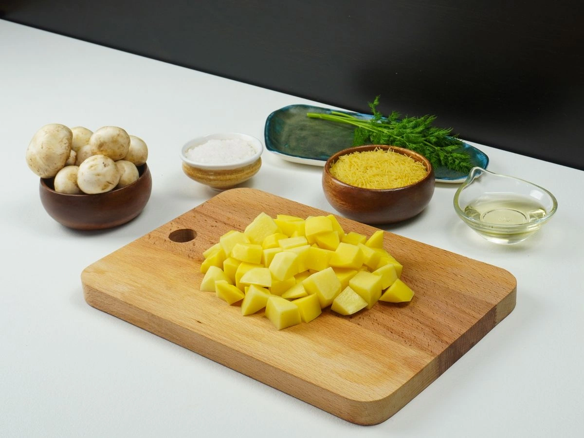 Шаг 5: Грибной суп с вермишелью