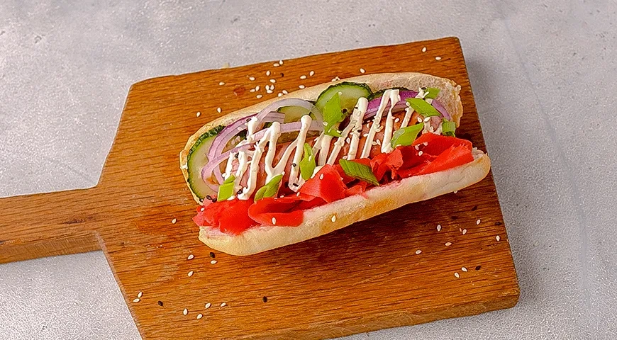 Хот-дог терияки: шаг 5