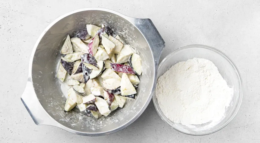 Хрустящие баклажаны в кисло-сладком соусе: шаг 5