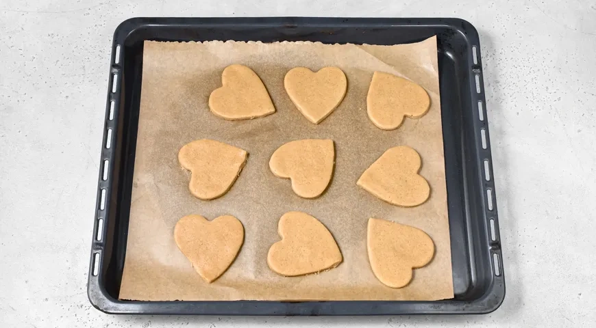 Имбирное печенье «Сердечки»: шаг 5