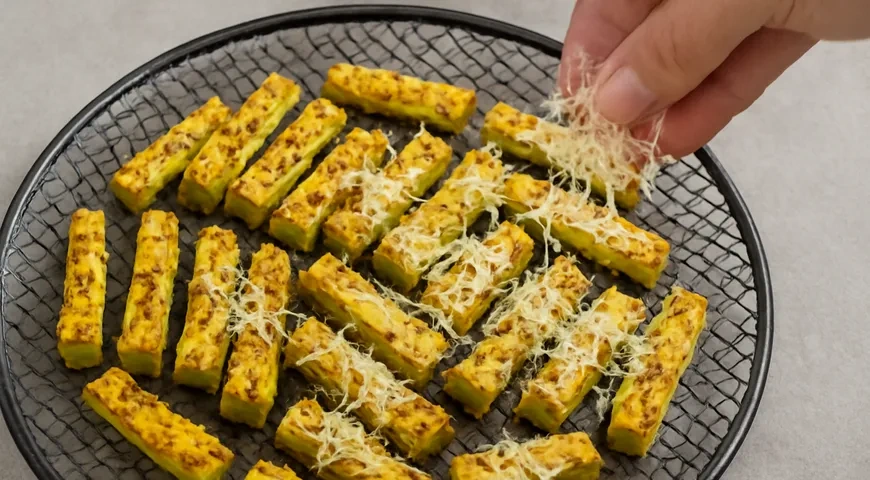Кабачки с сыром в аэрогриле: шаг 5