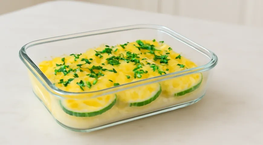 Кабачки в микроволновке под сыром: шаг 5