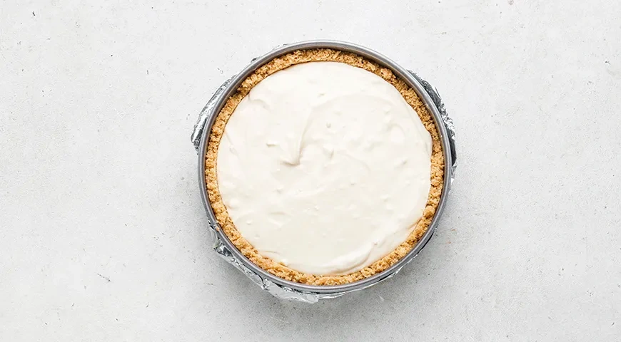 Карамельный чизкейк с арахисом: шаг 5