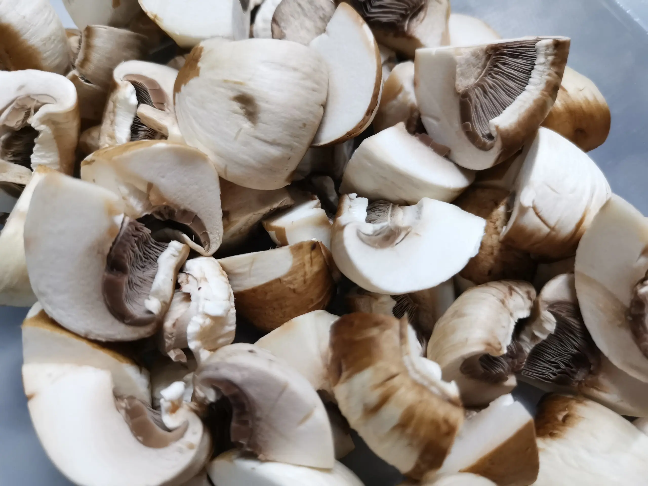 Шаг 5: Картофель с грибами