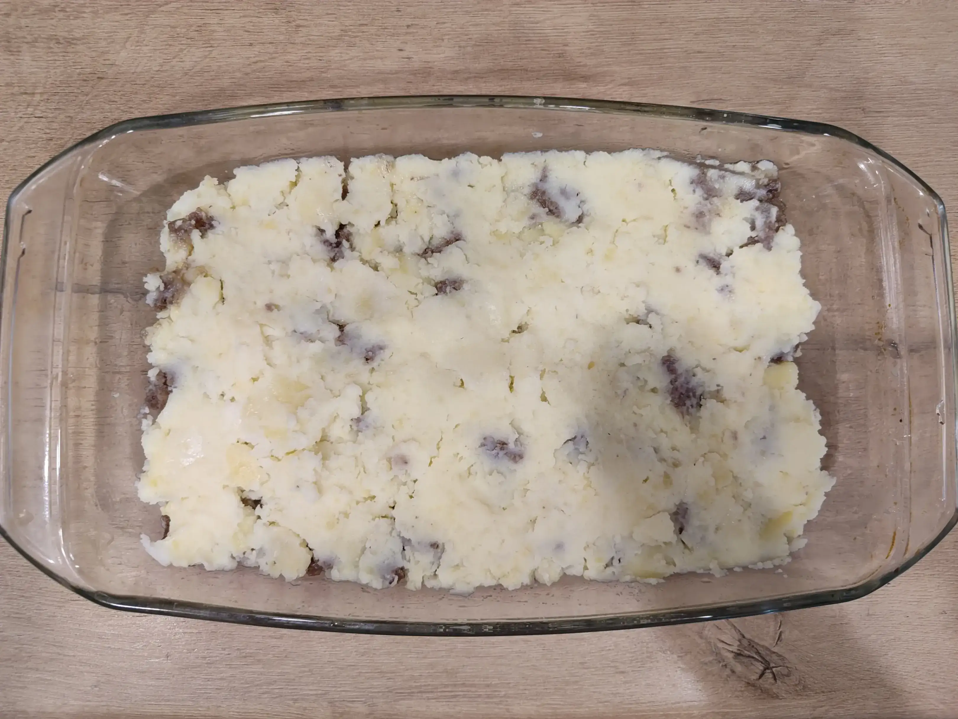 Картофельная запеканка с фаршем в духовке: шаг 5