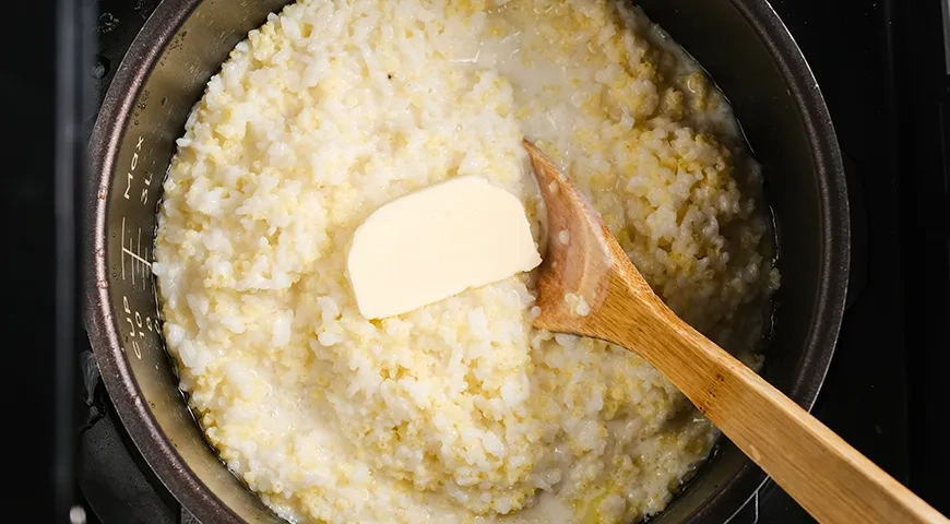 Каша «Дружба» в мультиварке: шаг 5