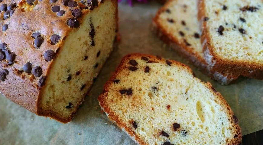 Кекс на сгущенном молоке с шоколадом: шаг 5