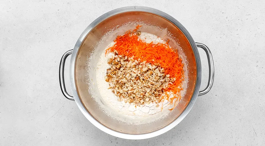 Кекс с морковью: шаг 5