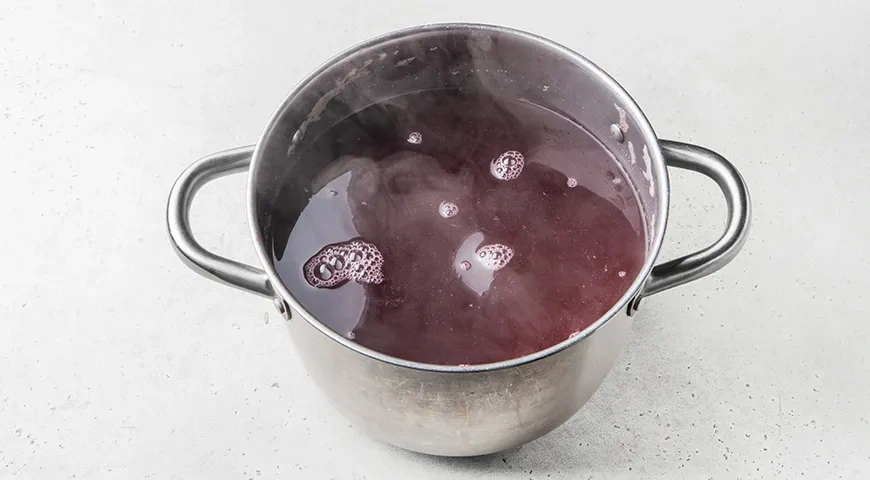 Кисель из варенья черной смородины: шаг 5