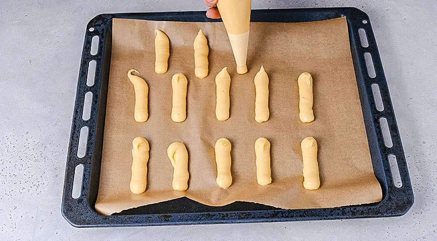 Кофейные эклеры: шаг 5