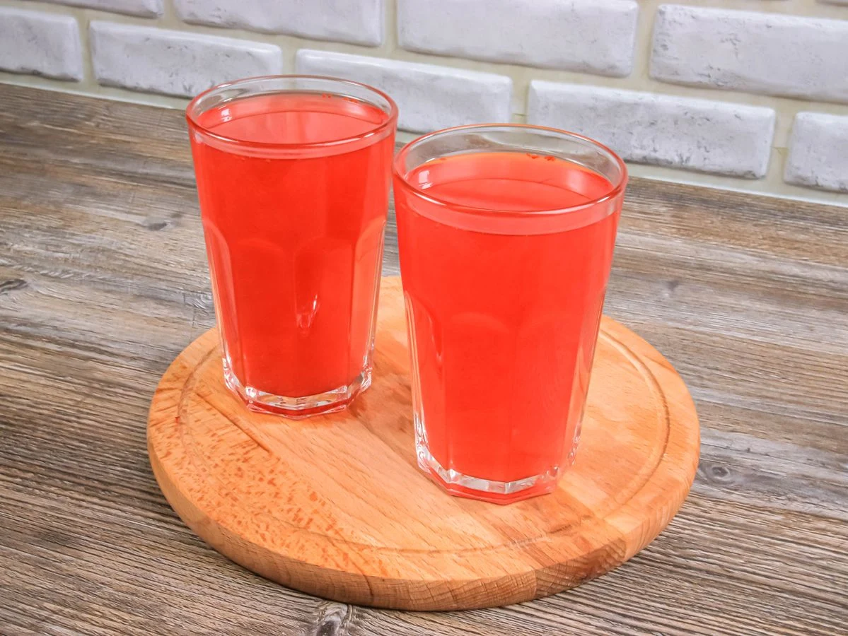 Шаг 5: Компот из клюквы и кураги