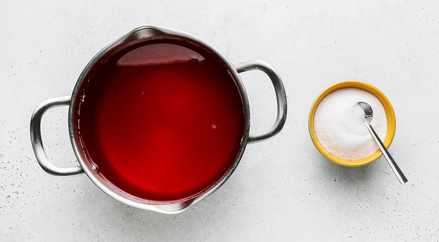 Компот из яблок и клюквы: шаг 5