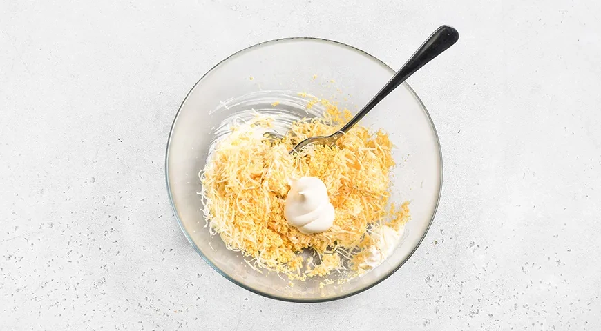 Крабовый торт: шаг 5