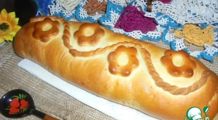 Кулебяка мясным фаршем: шаг 5