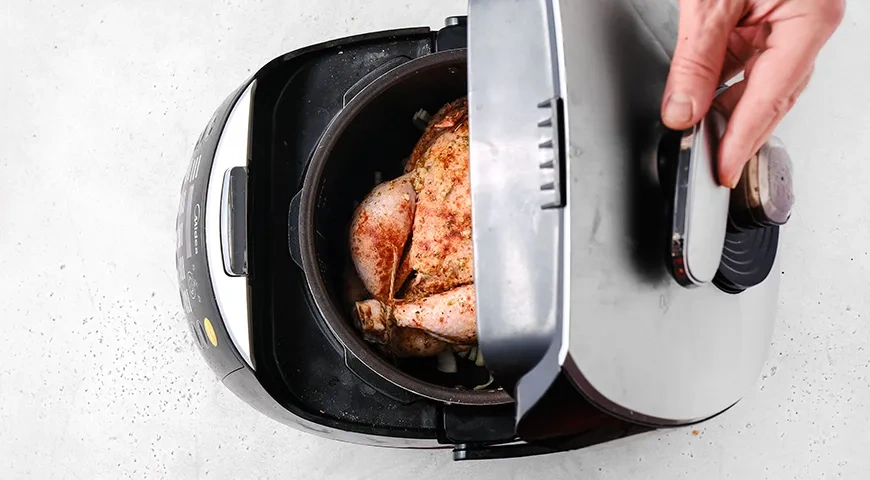 Курица, запеченная целиком в мультиварке: шаг 5