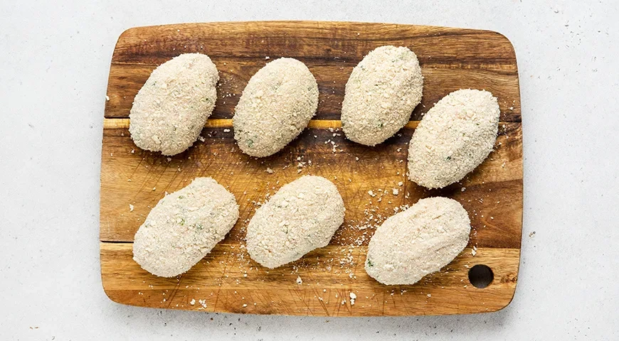 Куриные котлеты в аэрогриле: шаг 5