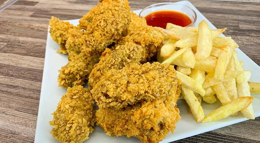 Куриные крылышки как в KFC: шаг 5