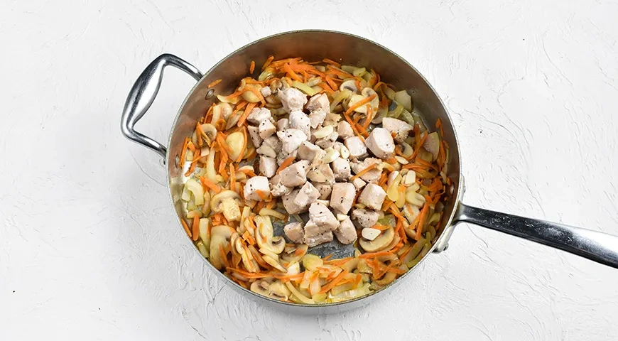 Куриный паштет с грибами: шаг 5