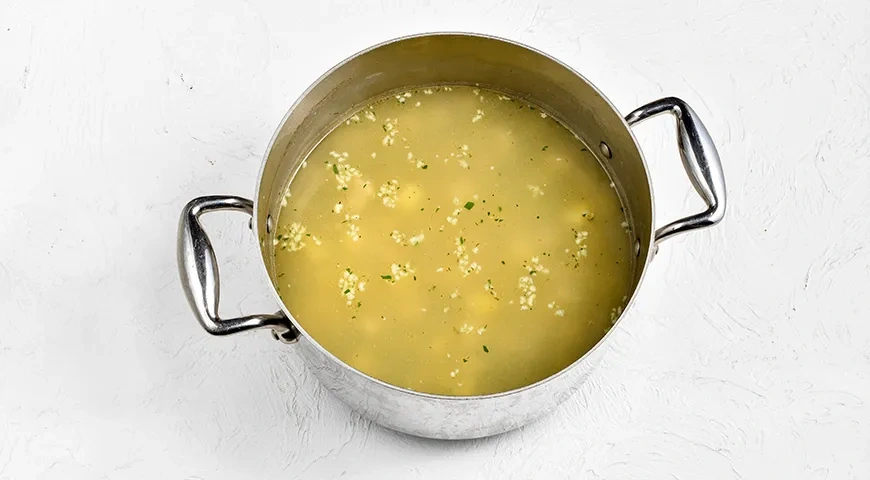 Куриный суп с овсяными хлопьями: шаг 5