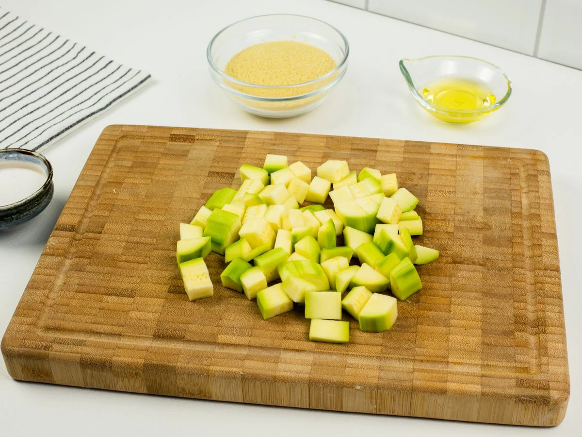 Шаг 5: Кускус с овощами