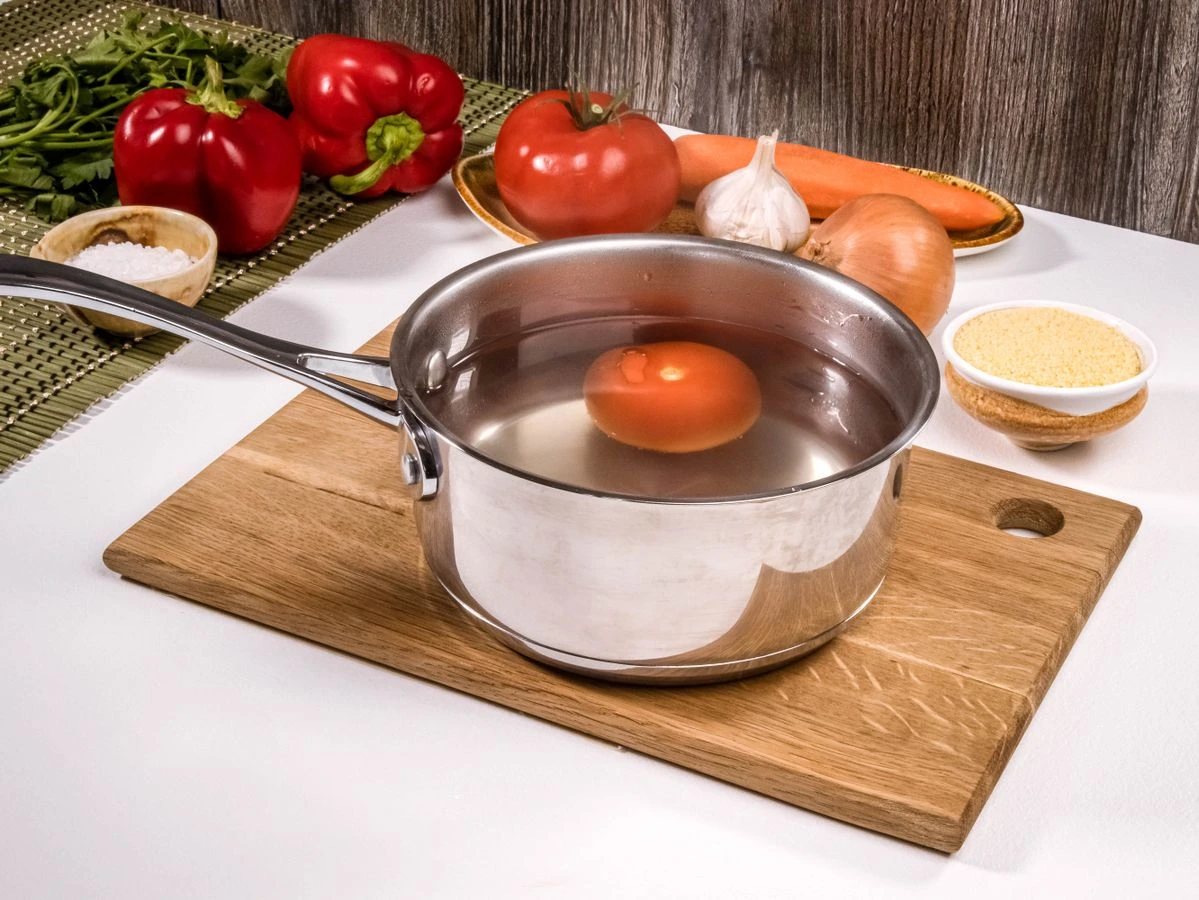 Шаг 5: Кускус с томатом и болгарским перцем