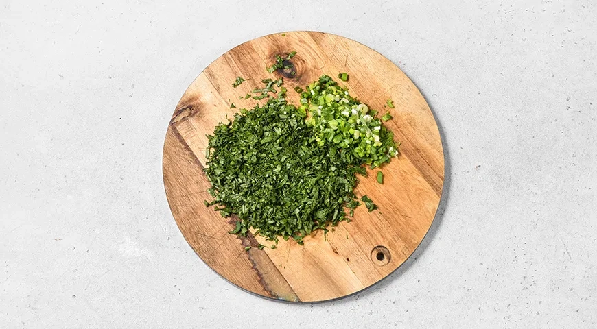 Кутабы с творогом и зеленью: шаг 5