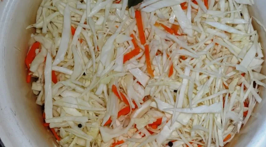 Квашеная капуста с медом: шаг 5