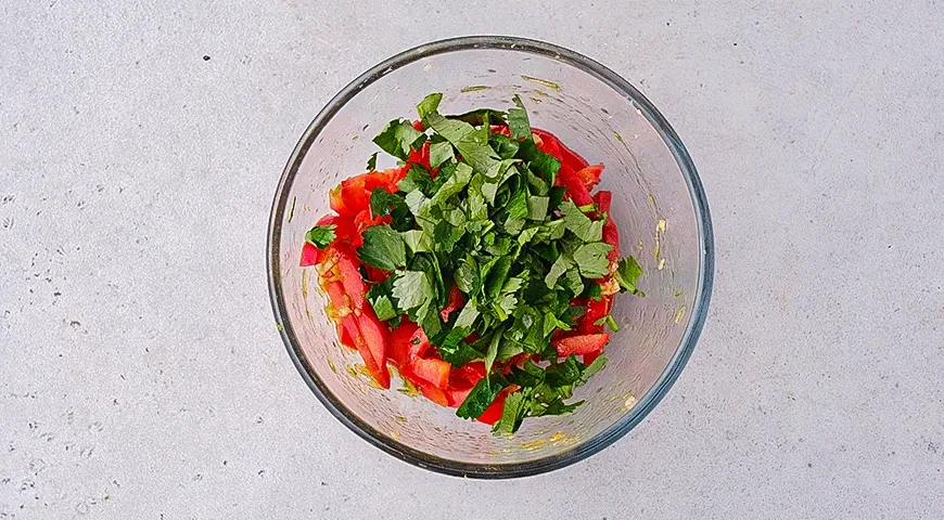 Лосось в кунжутной корочке с овощами: шаг 5