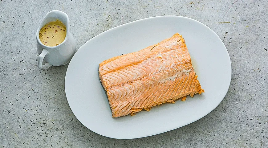 Лосось в сливочном соусе и вине: шаг 5