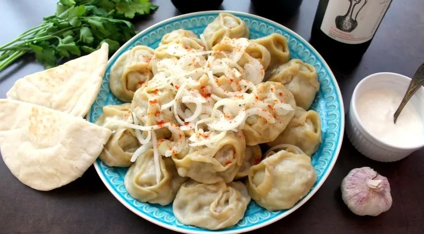 Манты с бараниной и курдючным жиром: шаг 5