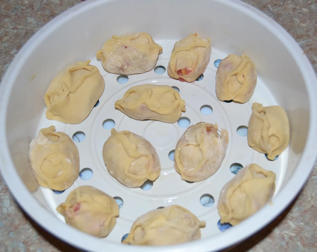 Манты с говядиной и тыквой: шаг 5