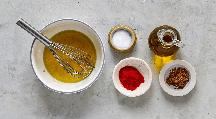 Марокканский салат из перца с апельсинами: шаг 5