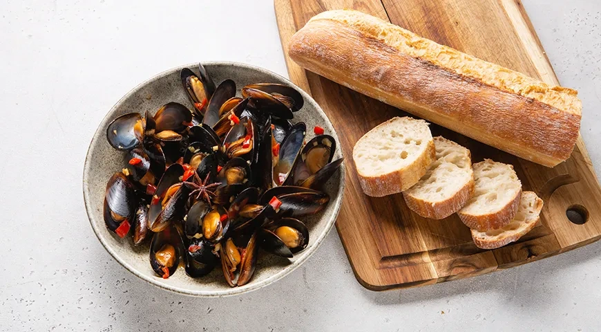 Мидии в соевом соусе: шаг 5