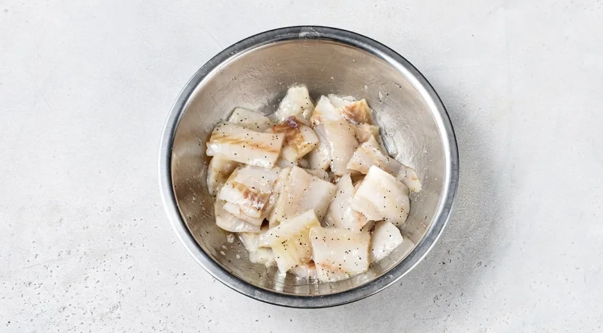 Минтай в кисло-сладком соусе: шаг 5