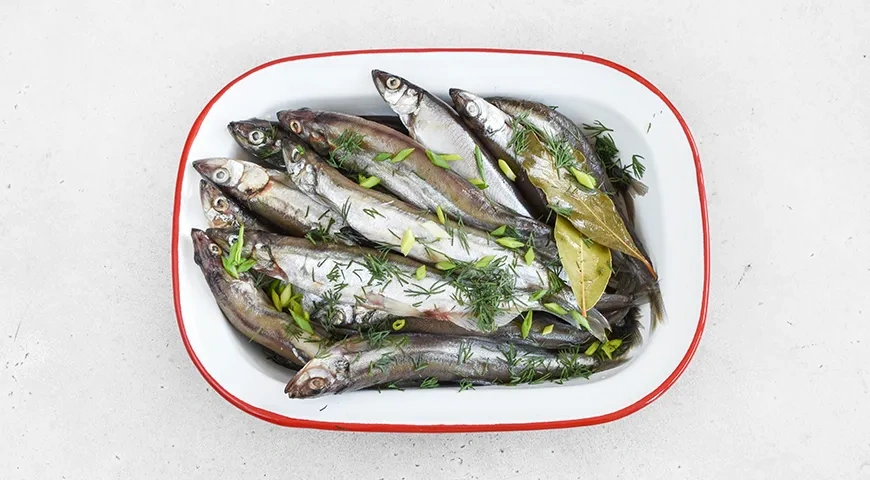 Мойва пряного посола: шаг 5