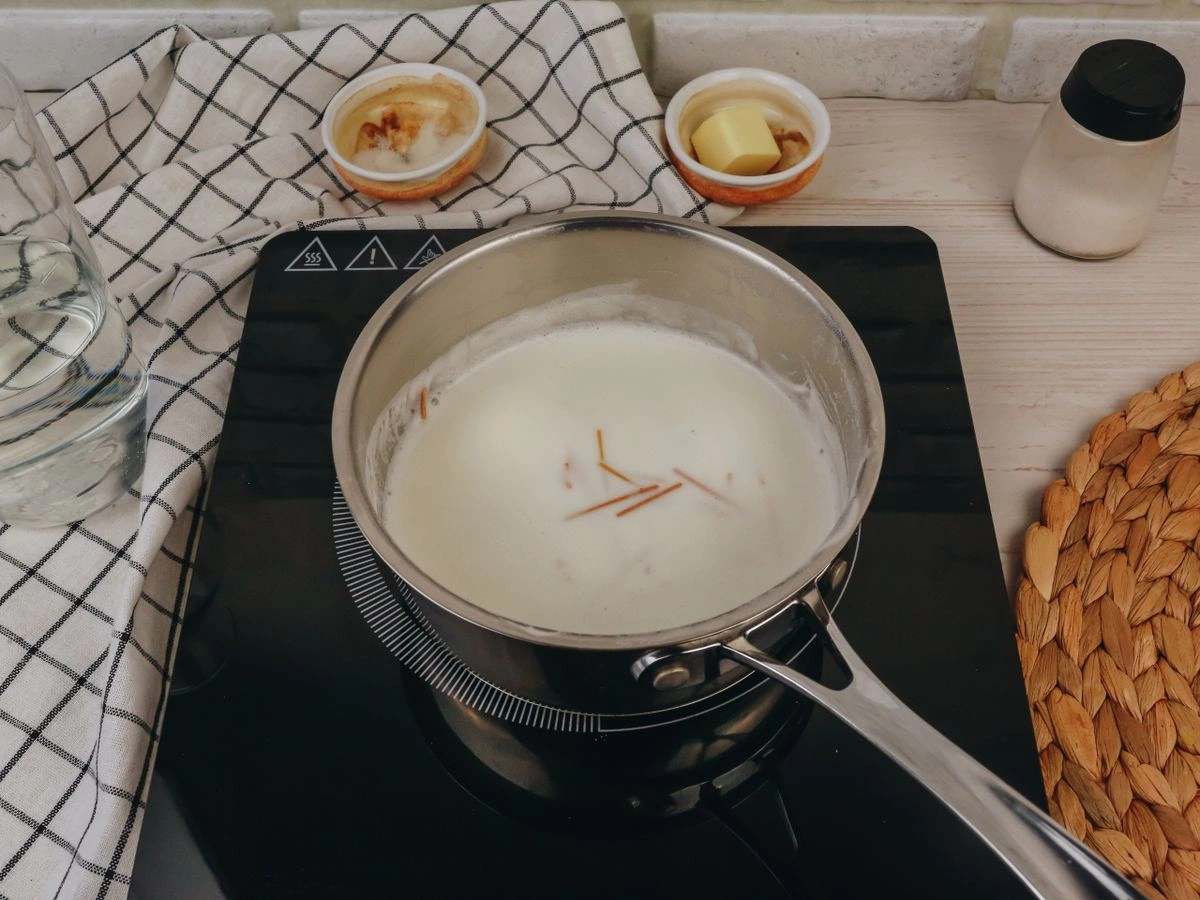 Шаг 5: Молочный суп с вермишелью