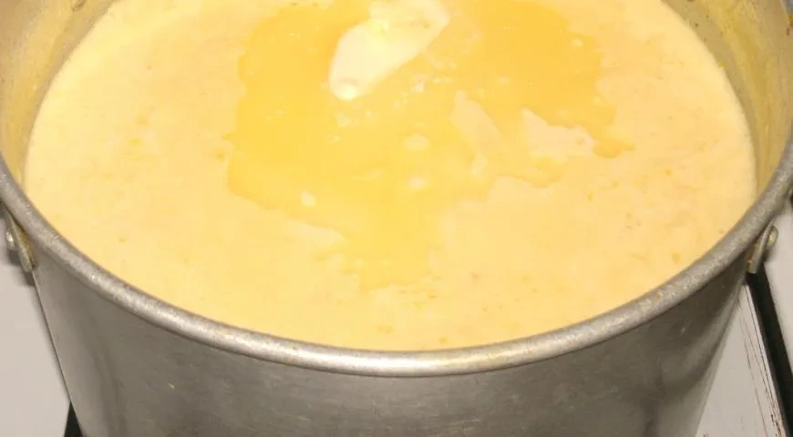 Нежная молочная рисовая каша с тыквой: шаг 5