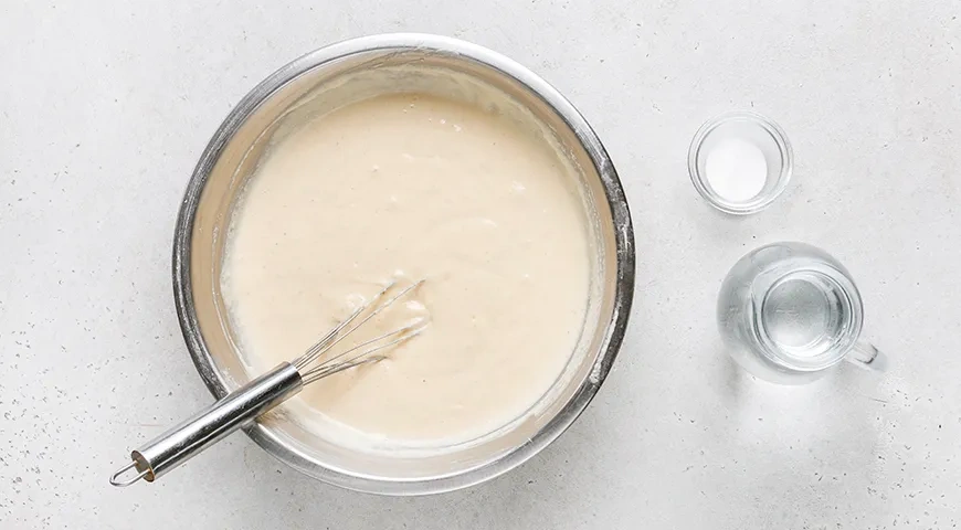 Оладьи с манкой на кефире: шаг 5