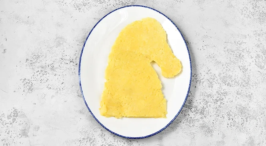 Новогодний салат «Лошадь»: шаг 5