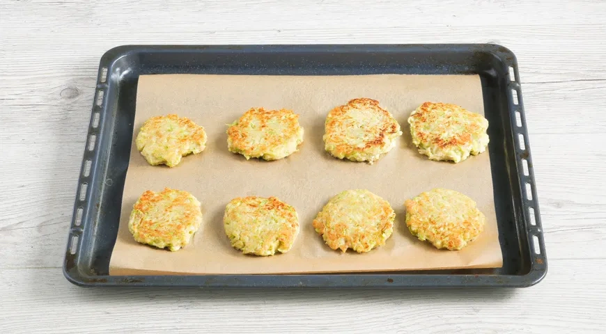 Оладьи из кабачков без яиц: шаг 5